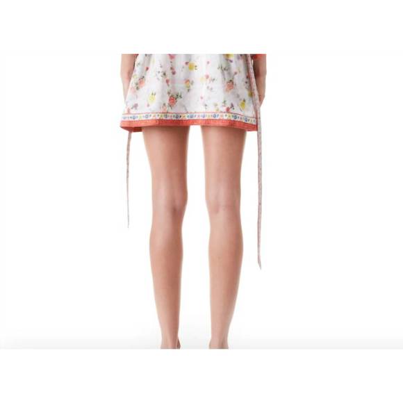 NEW ALICE + OLIVIA domino reversible tie waist wrap in multi - Picture 7 of 7